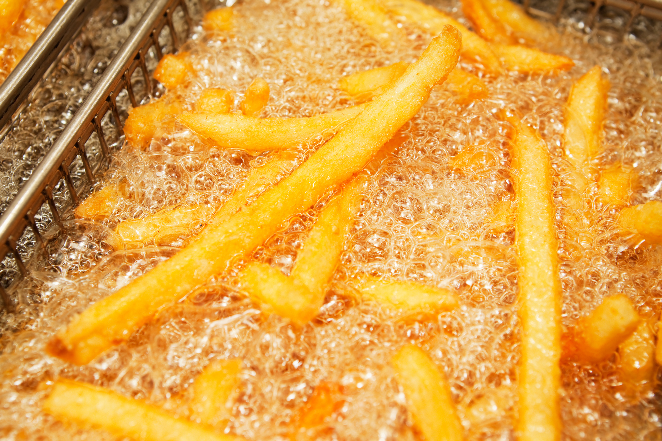 Fries In Cooking Oil